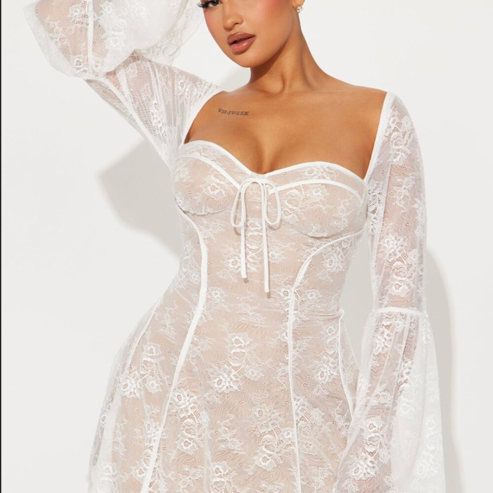 Lace Mini Dress - XL